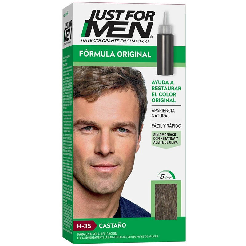 Just for Men Tinte Colorante en Shampoo Castaño 60 mL