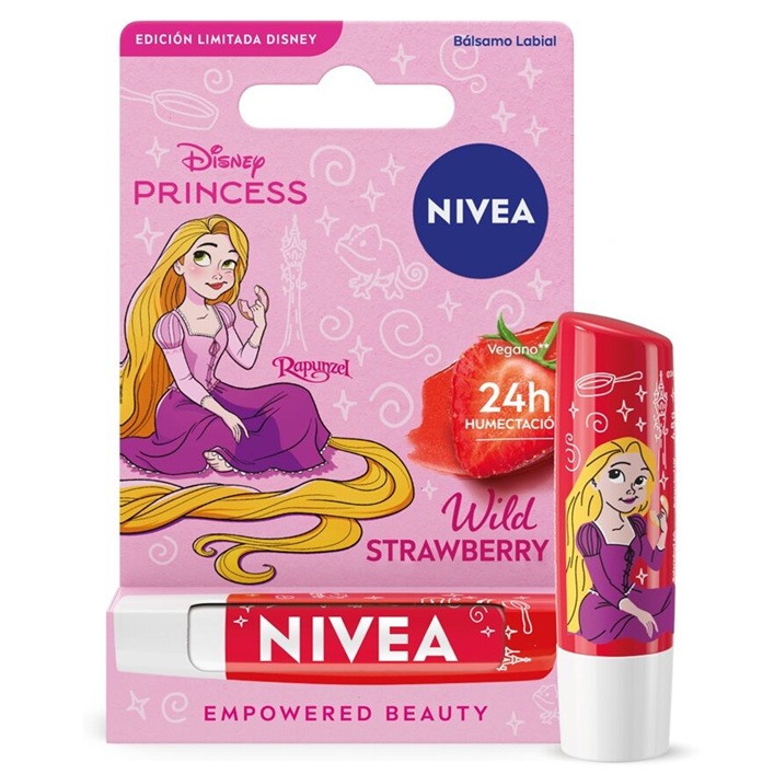 Nivea Protector Labial Princess Wild Strawberry 4,8 g