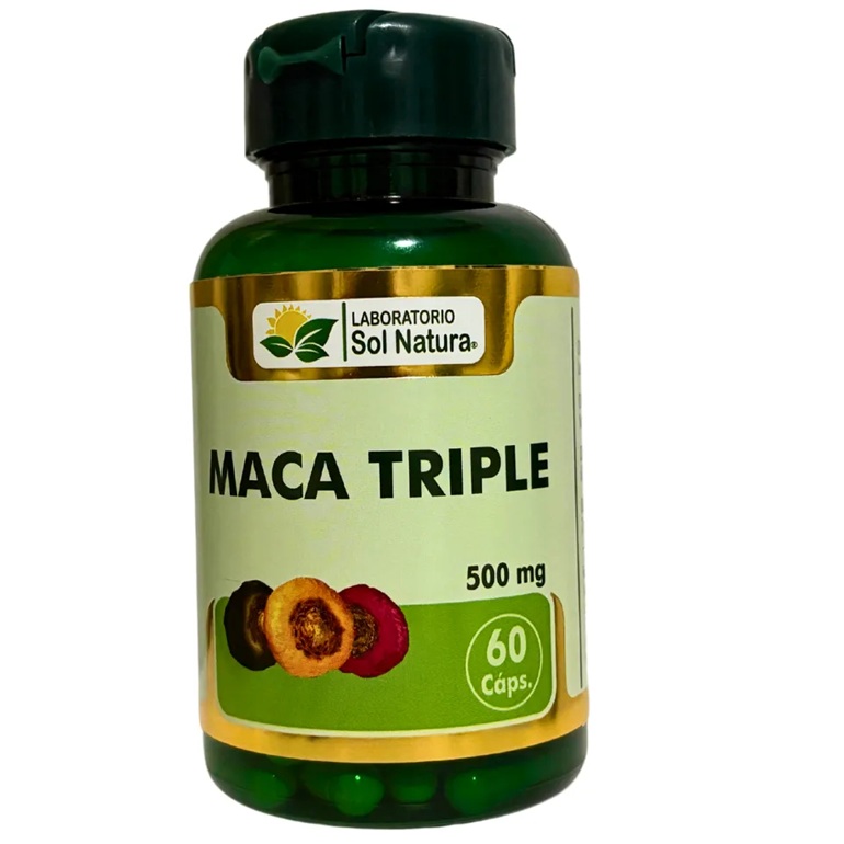 Maca Triple 60 Cápsulas SolNatura