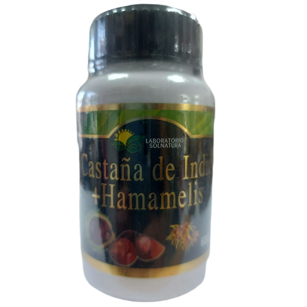 Castaño de Indias + Hamamelis 60 Cápsulas SolNatura