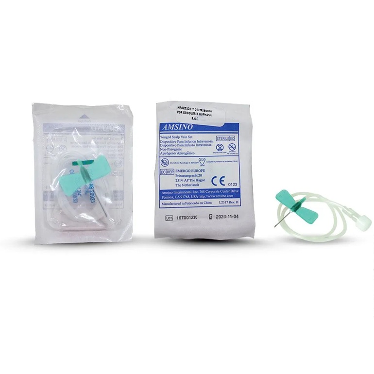 Aguja Mariposa Scalp Vein 21 G 3/4"