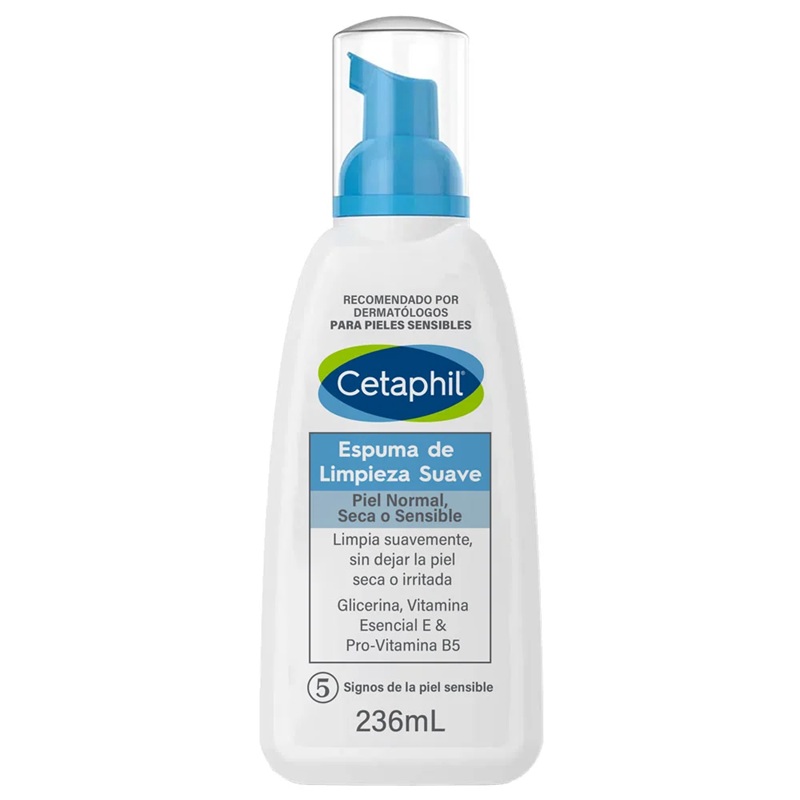 Cetaphil Espuma Limpiadora para Pieles Sensibles 236 mL
