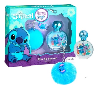 Stitch EDP 50 mL + Llavero Pom pom Gelatti