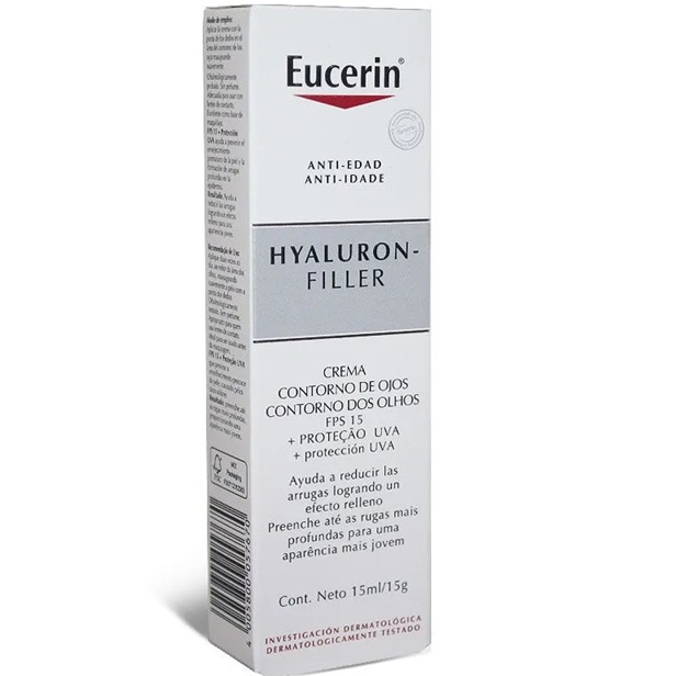 Eucerin Hyaluron Filler Crema Contorno de Ojos FPS15 15mL Beiersdorf