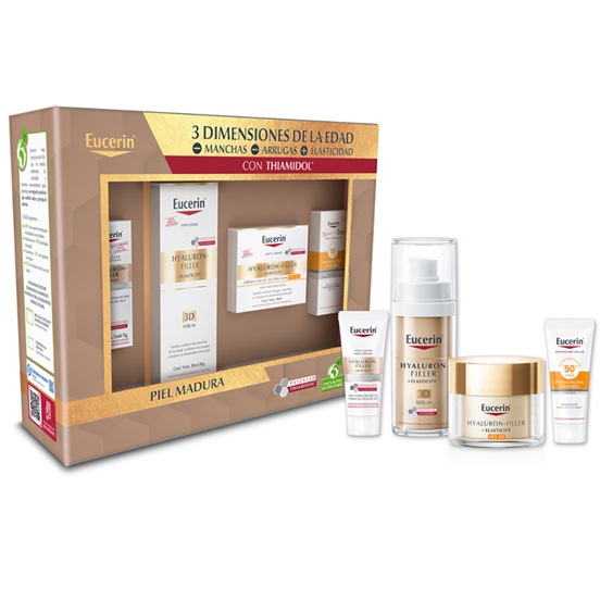Hyaluron Filler Estuche 3 Dimensiones con Thiamidol 4 Productos Eucerin