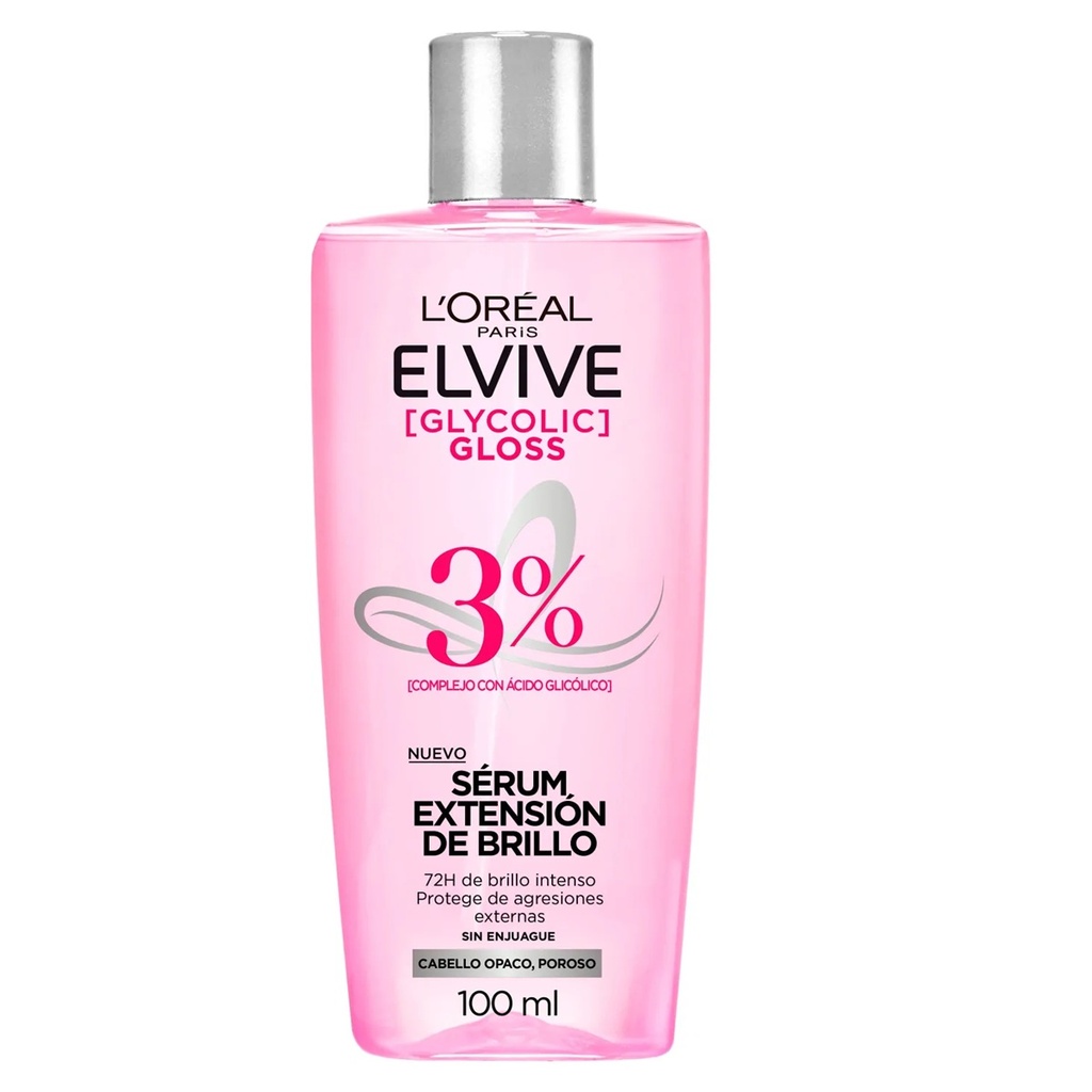Elvive Glycolic Gloss Serum Extensión de Brillo 100 mL L'oreal