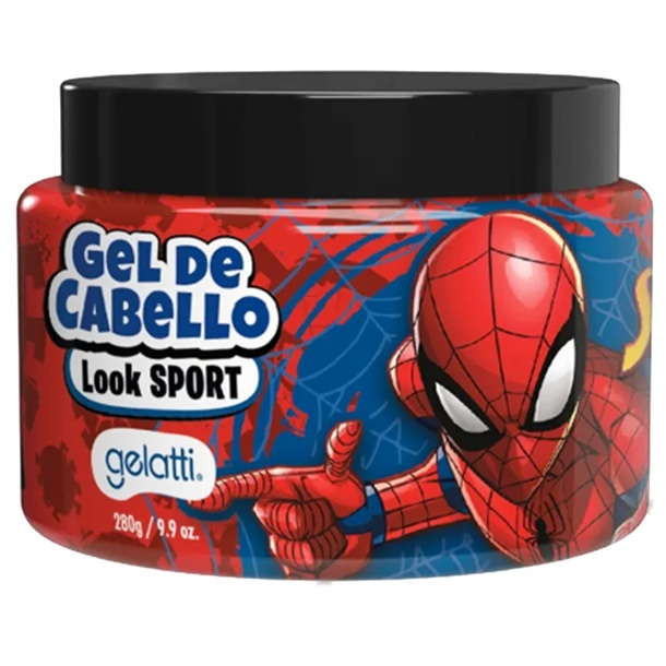 Gelatti Spiderman 280 g Gel Capilar Fijador Look Sport Biotec