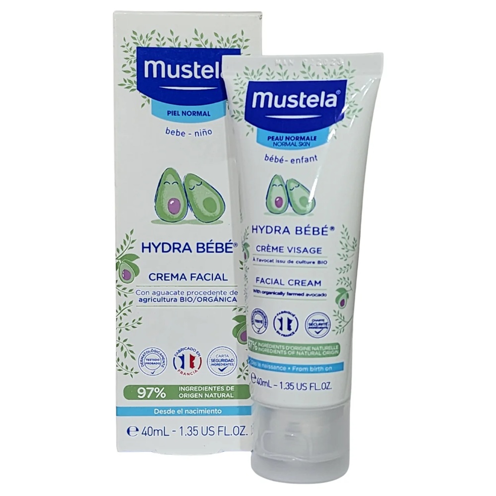 Mustela Crema Facial Hydra Bebé 40 mL