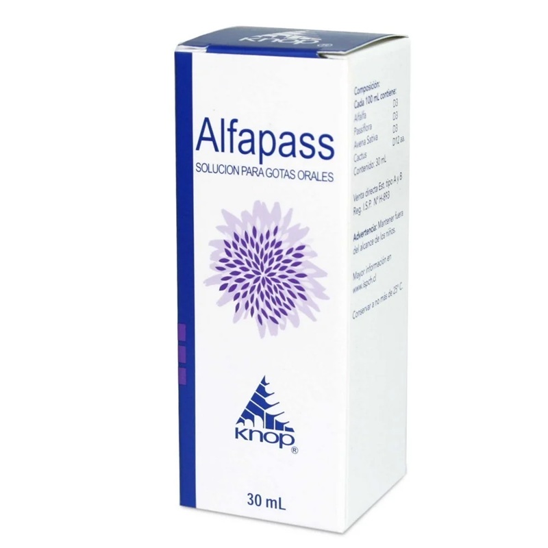 Alfapass Passiflora Solución Gotas Orales 30 mL Knop*