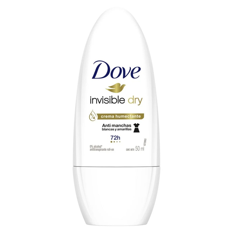 Dove Invisible Dry Antitranspirante Roll-On Mujer 50 mL Unilever