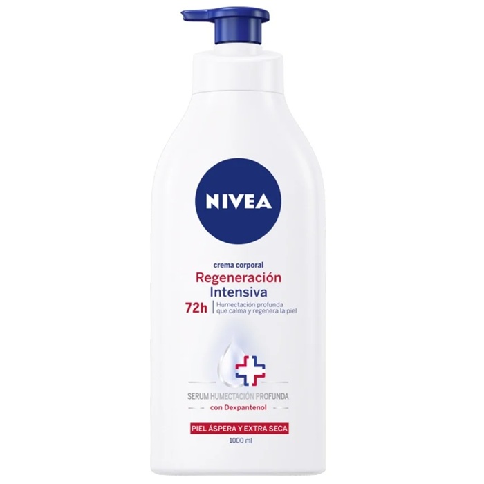 Nivea Crema Corporal Regeneración Intensiva 72 h 1000 mL
