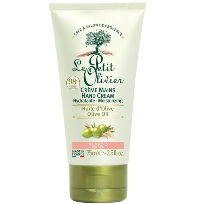 Crema de Manos Hidratante con Aceite de Oliva 75 mL Le Petit Olivier