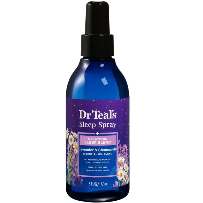 Sleep Spray con Melatonina, Lavanda y Manzanilla 177 mL Dr Teal's
