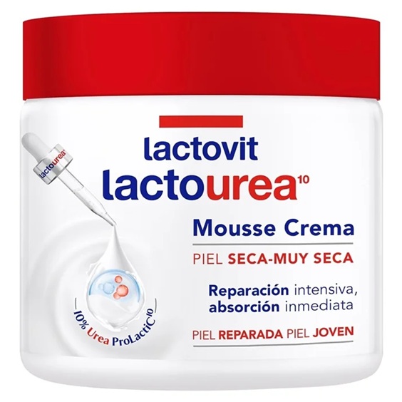 Lactourea Mousse Crema Corporal Reparadora 400 mL