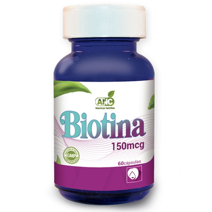 Biotina 150 mcg 60 Cápsulas ANC