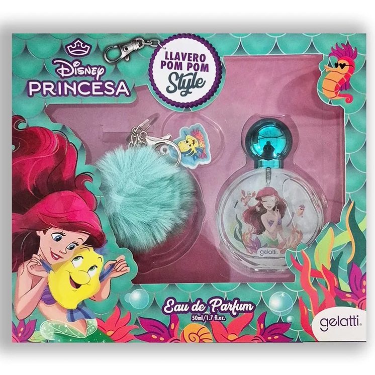 Disney Princesa EDP 50 mL + Llavero Pom pom Gelatti