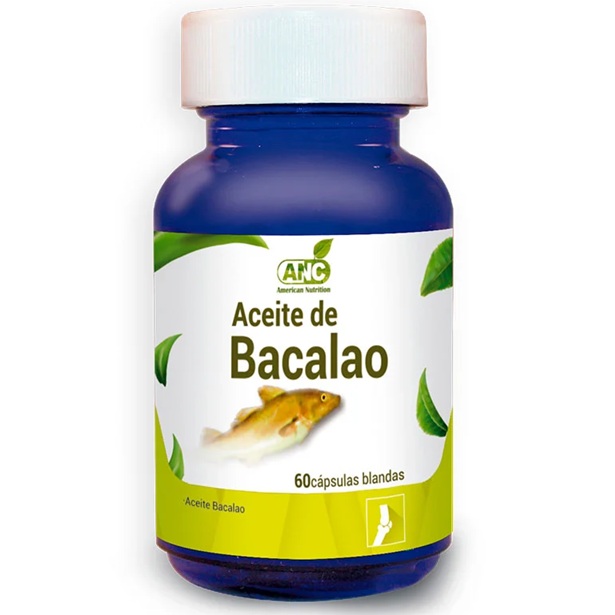 Aceite de Bacalao 60 Cápsulas Blandas Anc Nutrición