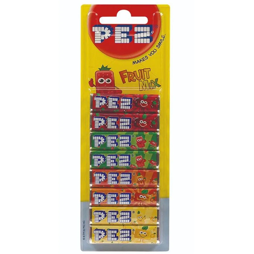 Pez Recarga Caramelos Comprimidos Sabor Fruta - 8 Fruit Mix Refill Pack