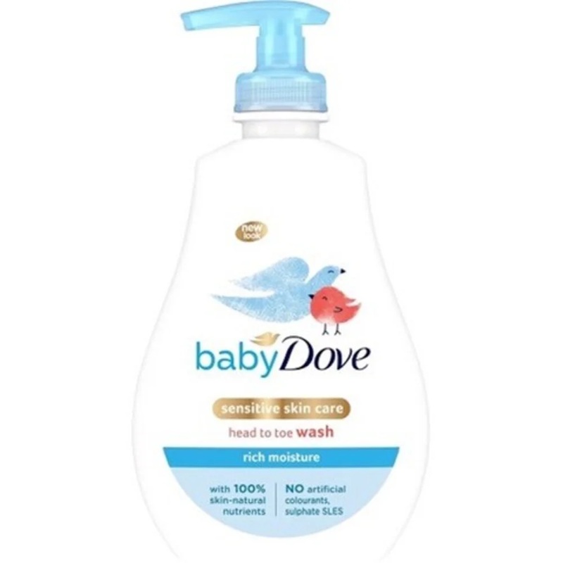 Baby Dove Jabón Líquido Todo en Uno Rich Moisture 400 mL