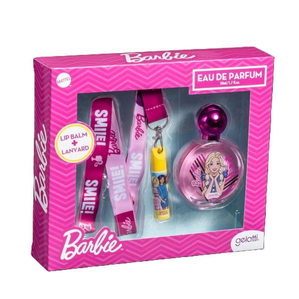 Barbie EDP Spray 50 mL+ Lip Balm + Lanyard Gelatti
