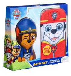 Paw Patrol Set de Baño Shampoo 3en1 + Guante de Baño Gelatti