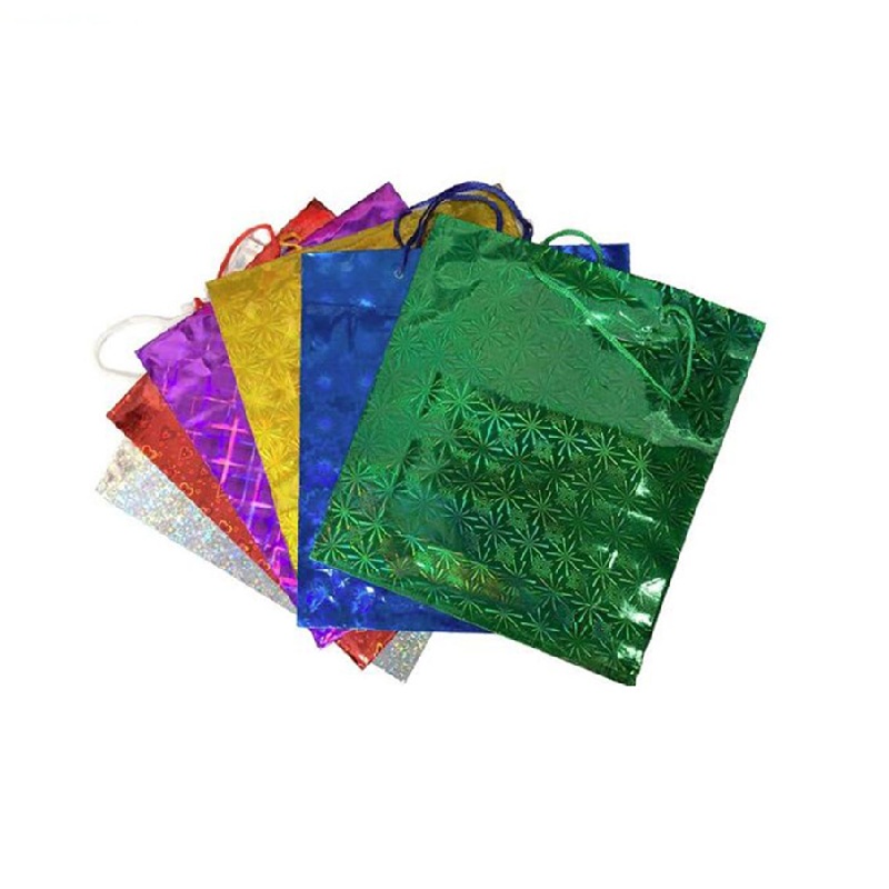 Bolsa de Regalo Papel Metalizado Pequeña 15x12x5 cm