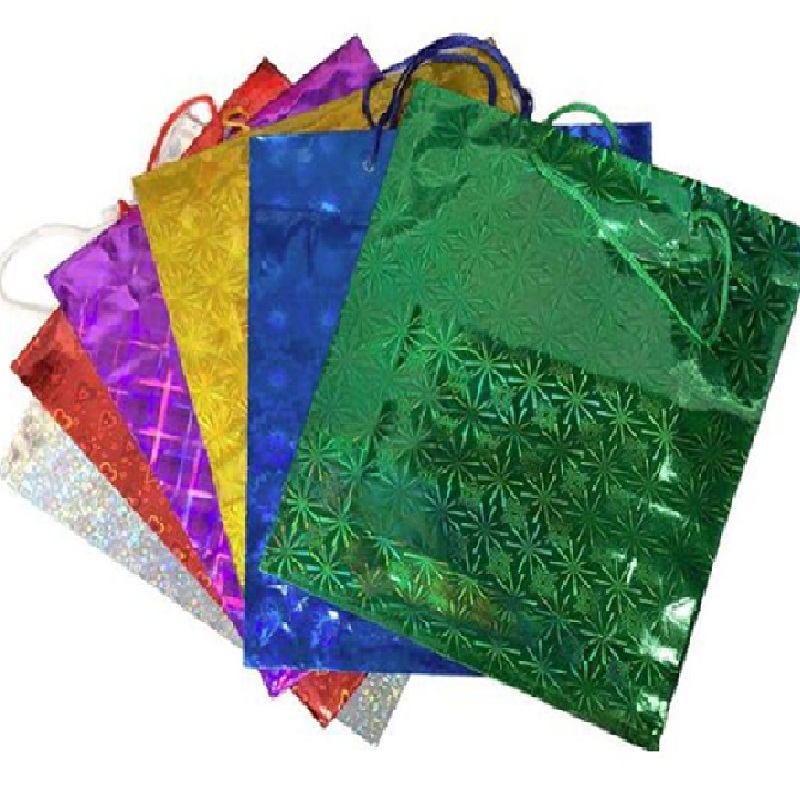 Bolsa de Regalo Papel Metalizado Grande 32x26x10 cm