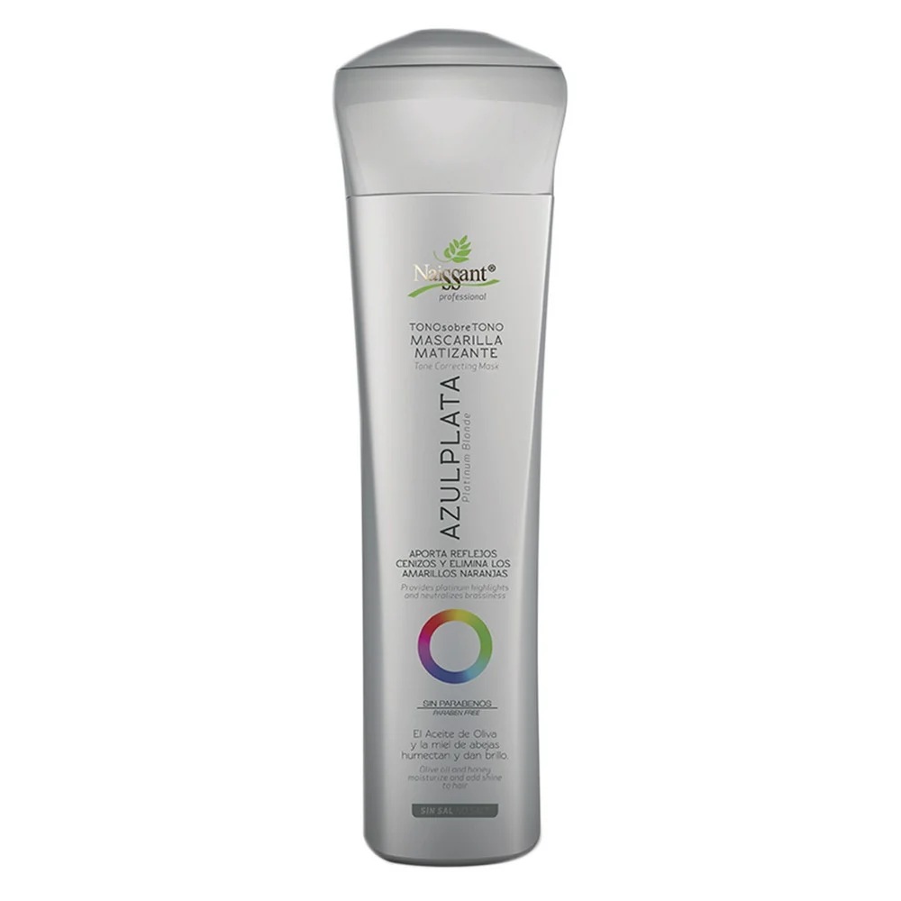 Naissant Mascarilla Matizante Azul Plata Tono Sobre Tono sin Sal 300mL