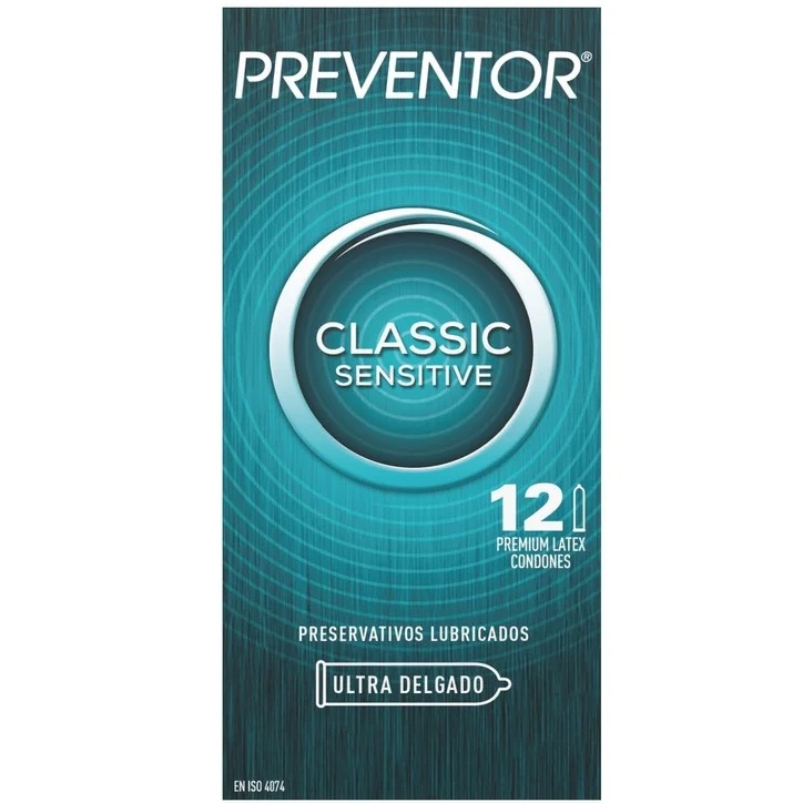 Preventor Classis Sensitive 12 Preservativos Ultra Delgados