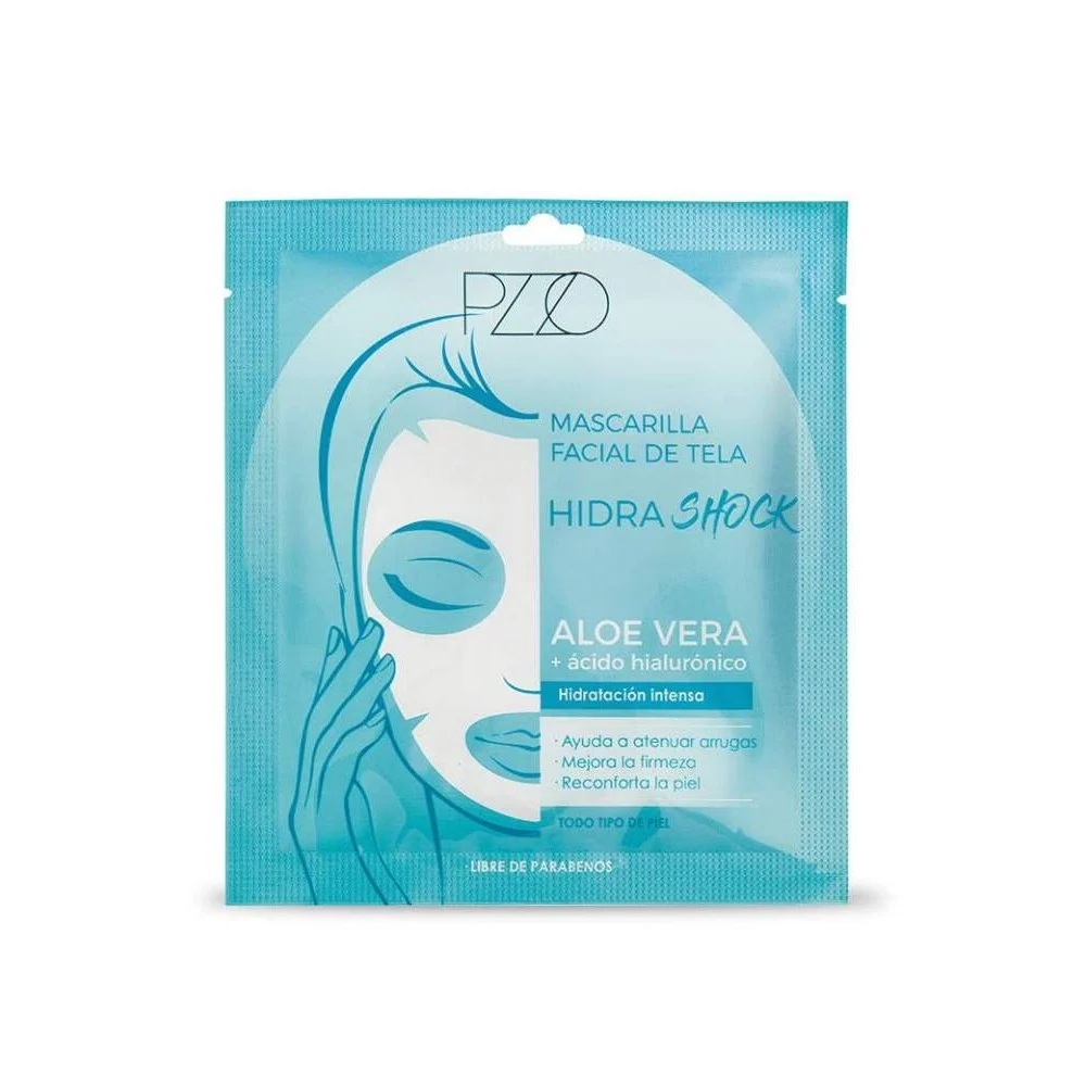 Mascarilla Facial Hidra Shock Aloe + Ácido Hialurónico