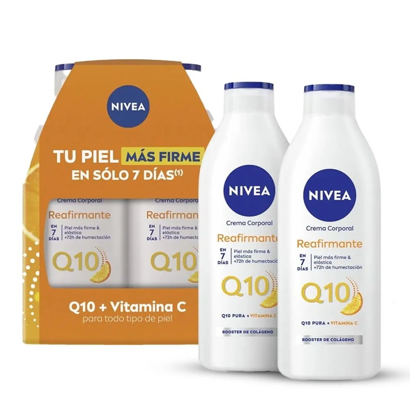 Nivea Reafirmante Q10 Crema Corporal Pack 2 x 400 mL Beiersdorf