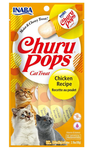 Churu Pops Snack Pollo Gatos 4 sachet x 15 g