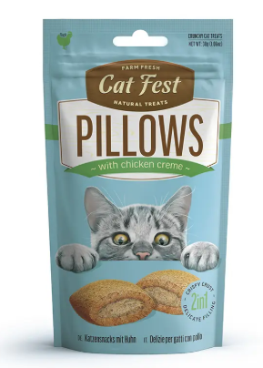 Cat Fest Pillows Snack con Crema de Pollo Gato 30 g