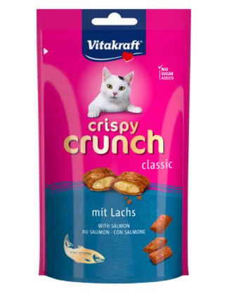 Vitakraft Crispy Crunch Snack Salmón Gato 60 g