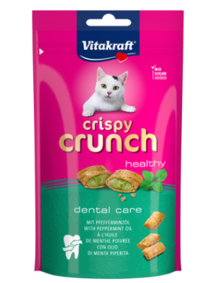 Vitakraft Crispy Crunch Snack Dental Care Gato 60 g
