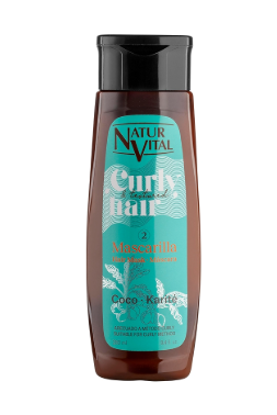 Naturvital Curly Hair Mascarilla Coco & Karité 280 mL