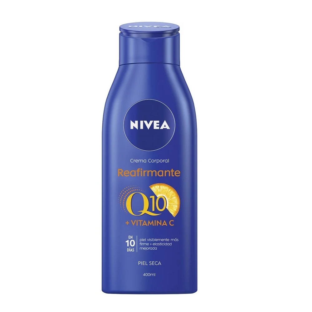 Nivea Crema Corporal  Reafirmante Q10 + Vitamina C Piel Extra Seca 400 mL