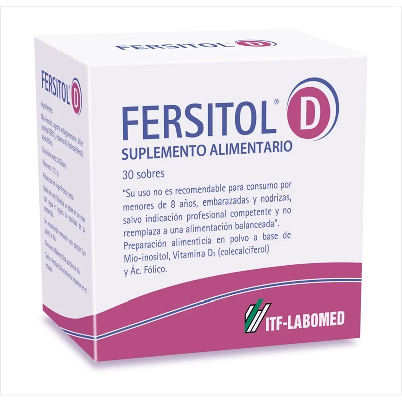 Fersitol D (Mio-Inositol +Ácido Fólico +Vit. D) 30 Sobres ITF-Labomed