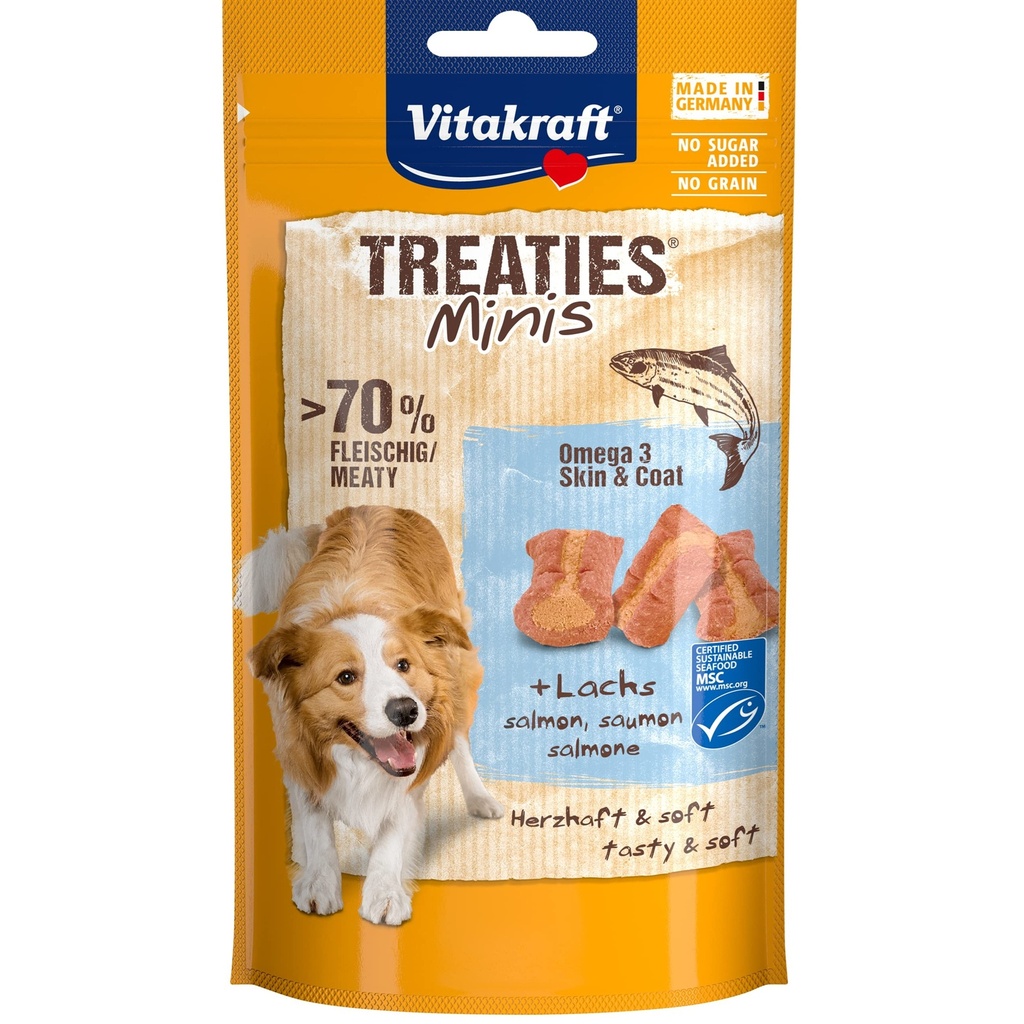 Vitakraft Treaties Perros Snack Entrenamiento Salmón 48 g