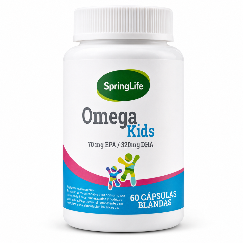 Omega Kids 60 Cápsulas Blandas SpringLife