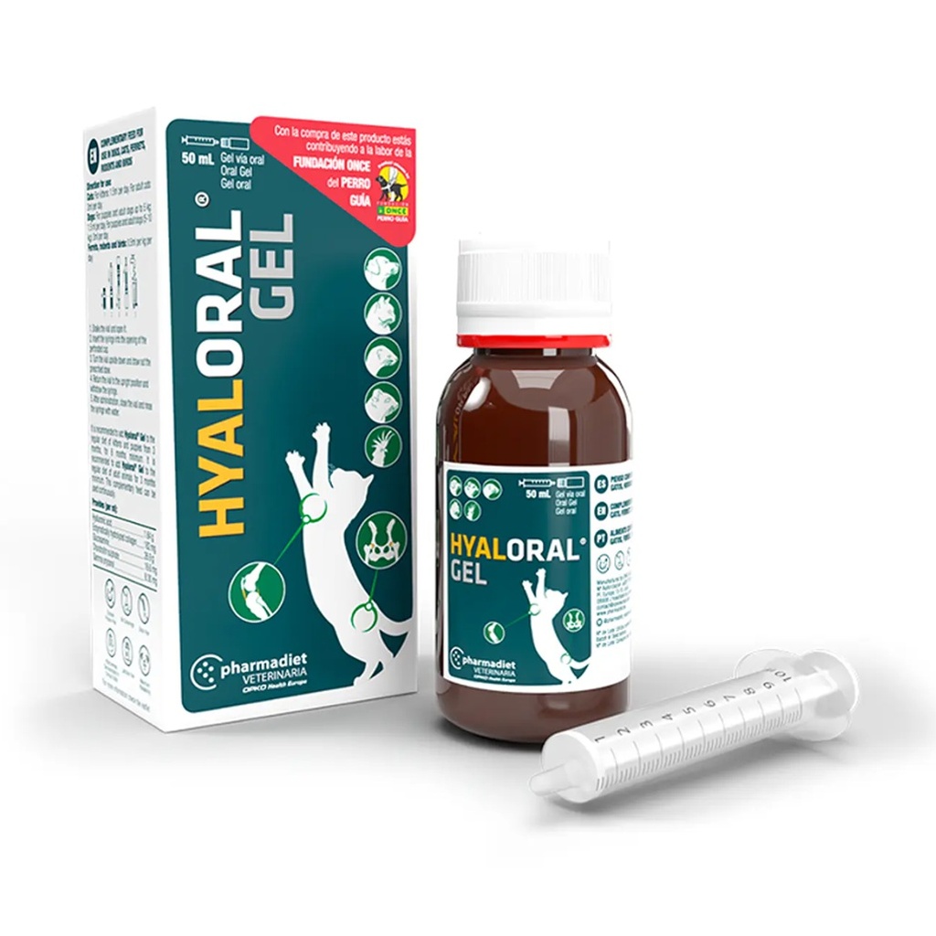 Hyaloral Gel Perros/Gatos 50 mL Pharmadiet