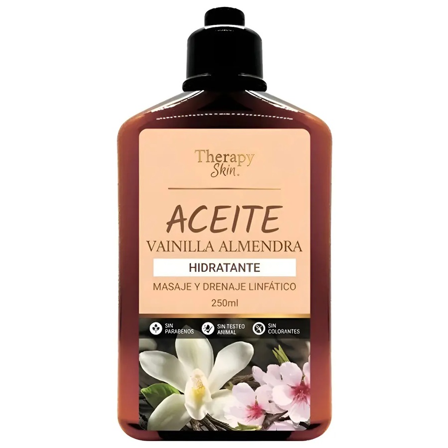 Therapy Aceite Corporal para Masajes Vainilla Almendra 250 mL Cosedeb