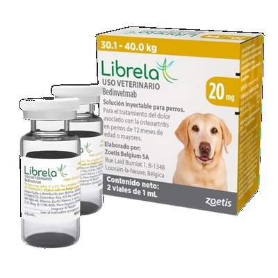 Librela (Perro) (Ref.) 20 mg/mL Solución Inyectable 2 Ampollas de 1 mL 30-40 kg Zoetis