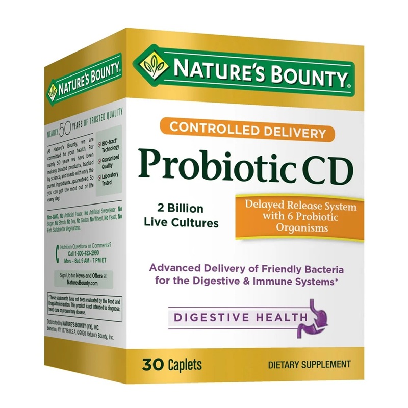 Probiótico CD 30 Comprimidos Nature's Bounty*