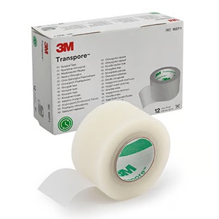 Nexcare Transpore Cinta Adhesiva Plástica 2,5 mm x 9,1 m 3M*