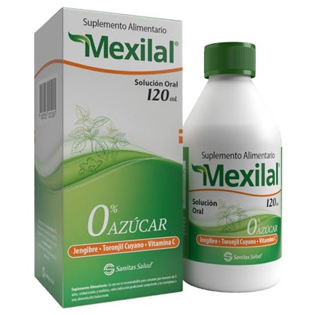 Mexilal Jengibre+ Toronjil+ Vit.C Sol. Oral 120 mL Sanitas*