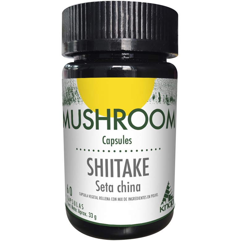 Mushroom Shiitake Seta China 600 mg 60 Cápsulas Knop*