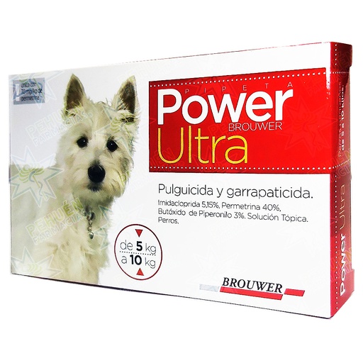 [7797600002369] Power Ultra Perros 5-10 kg Pipeta 1,75 mL Brouwer