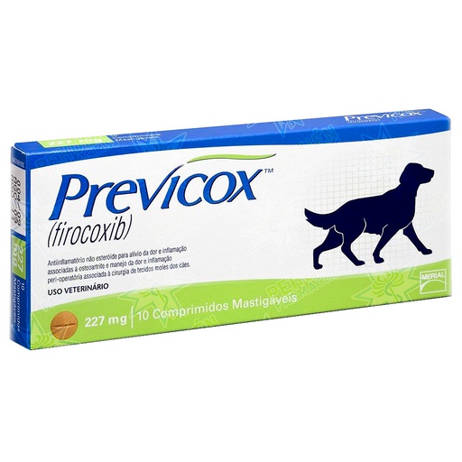 [7809599501751] Previcox Perros 227 mg 10 Comprimidos Masticables Boehringer Ingelheim