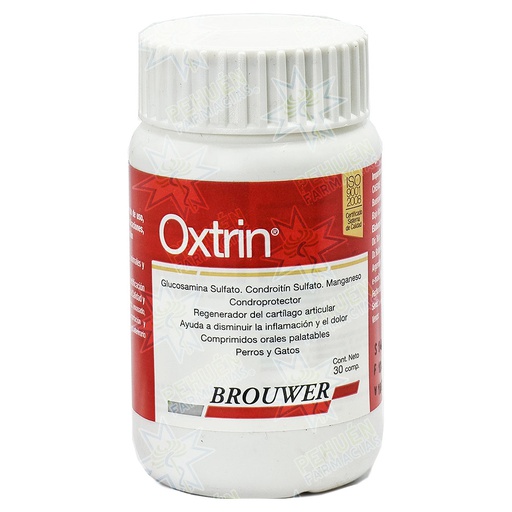 [7797600000600] Oxtrin Gato/Perro 30 Comprimidos Brouwer